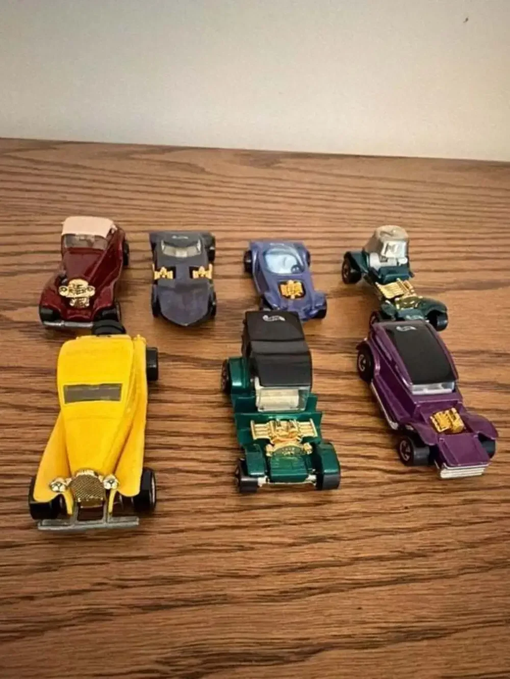Hot Wheels Classic Vintage Diecast Car Lot (7 Cars)